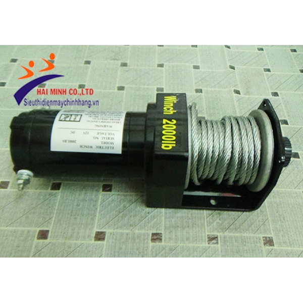 Tời điện kéo xe Yamafuji 2000LBS (12-24V)